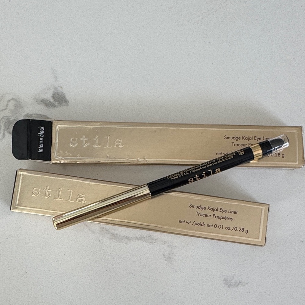 NIB 2 Stila Smudge Kajal Eye Liners in Intense Black